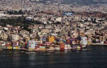 صورة جوية لبيروت (أ ف ب)