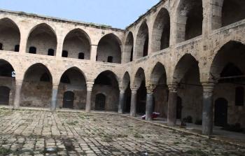 خان العمدان العثماني الأثري في عكا      (أرشيف)