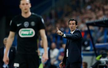 باريس سان جيرمان أُثناء مباراته أمس (أ ف ب)