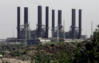 محطة توليد الكهرباء الوحيدة في غزة 