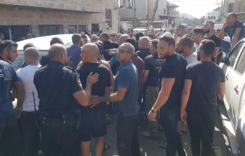 تظاهرة بعد جريمة القتل في مجد الكروم