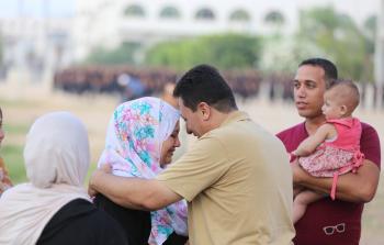 جانب من سفر حجاج غزة ( تصوير / محمود أبو حصيرة)