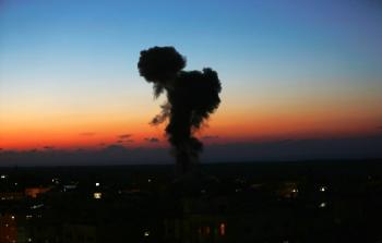 غارات إسرائيلية على قطاع غزة (الأناضول)