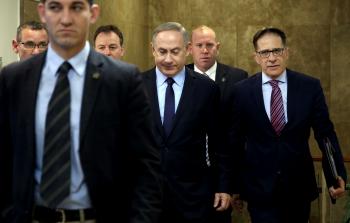 نتنياهو خلال اجتماع لـ