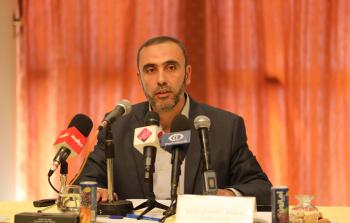 وكيل وزارة الأوقاف والشؤون الدينية في قطاع غزة د. عبد الهادي الأغا - عدسة فلسطين