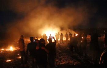 فاليات الإرباك الليلي شرقي القطاع