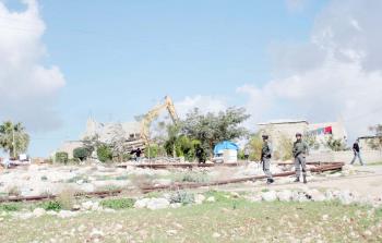 قوات الاحتلال تهدم منازل بقرية عزون في قلقيلية (أرشيف)