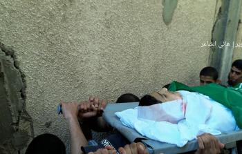 الاحتلال أطلق الرصاص على الشهيد شرق المغازي