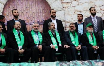 صورة أرشيفية لعدد من قادة حماس