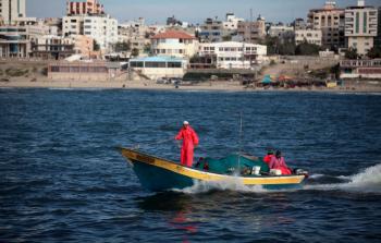 صورة أرشيفية لصيادين من غزة  