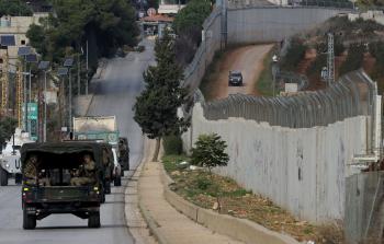 دورية لجيش اللبناني قرب الحدود مع الأراضي المحتلة