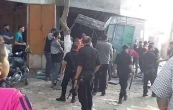 صورة أرشيفية لآثار الانفجار الأصلي