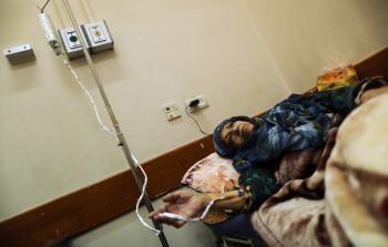 تفاقم الوضع الصحي بغزة (أ ف ب)