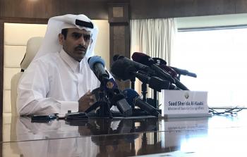  وزير الطاقة القطري سعد الكعبي (أ ف ب)