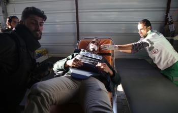 الاحتلال يستهدف الصحفيين شرق غزة (الأناضول)