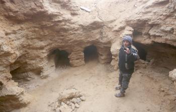 جانب من المقبرة (تصوير / ياسر فتحي )