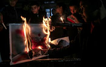 احتجاجات بالقطاع على أزمة الكهرباء (أ ف ب)