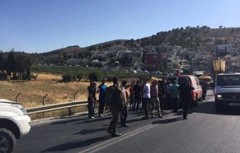 الدهس وقع قرب مفرق مستوطنة 