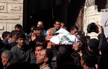 جانب من تشييع الصياد 