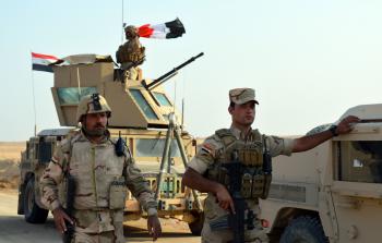 جانب من القوات العراقية المقاتلة ضد 