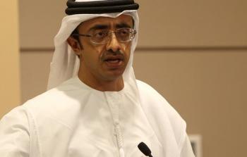  وزير الخارجية الإماراتي عبد الله بن زايد (أرشيف)