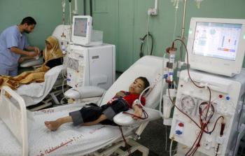 مرضى داخل إحدى مستشفيات القطاع (أ رشيف)