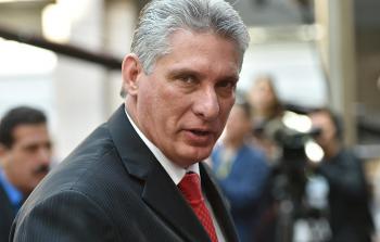 الرئيس الكوبي ميغيل دياز كانيل