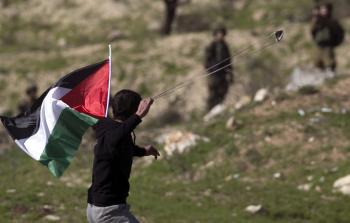 جانب من مواجهات بين الاحتلال والفلسطينيين بنابلس (أ ف ب) 