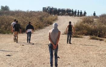 صورة أرشيفية لمسيرة مناهضة للاستيطان 