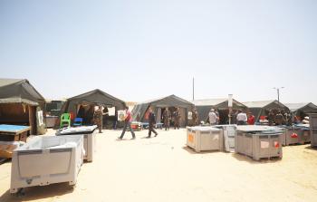 المستشفى الميداني المغربي (الأناضول)