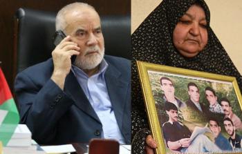 النائب بحر يهاتف السيدة  أم ناصر أبو حميد 