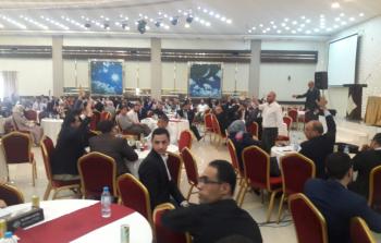 جانب من الجمعية العمومية لنقابة المحامين في قطاع غزة