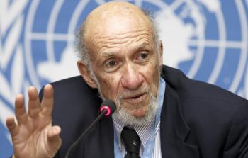 منسق الأمم المتحدة لحقوق الإنسان في الأراضي الفلسطينية ريتشارد فولك
