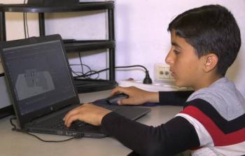 الطفل مازن شبير (تصوير ربيع أبو نقيرة)