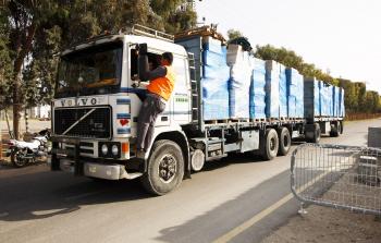 تراجع في إدخال البضائع إلى غزة (أرشيف)