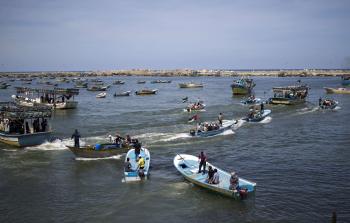 صورة أرشيفية لميناء غزة