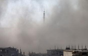 قصف في سوريا (أ ف ب)