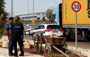جانب من مكان إطلاق النار قرب 