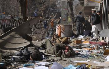 جانب من هجوم كابل (أ ف ب)