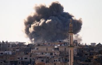 صورة أرشيفية لتفجير في سوريا (أ ف ب) 