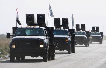 قوات عراقية تتقدم إلى كركوك (أ ف ب)