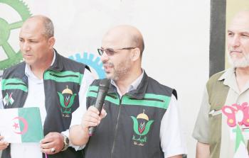 أحمد الإبراهيمي عضو قافلة أميال من الابتسامات (تصوير / رمضان الأغا)