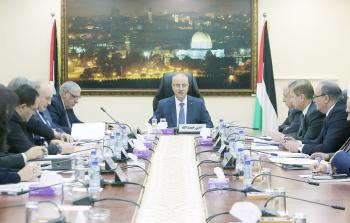 جانب من جلسة الحكومة الأسبوعية 