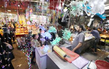 أسواق غزة تتزين في شهر رمضان (تصوير/ محمود أبو حصيرة)