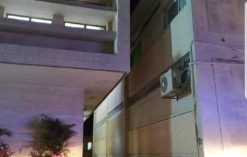 إصابة المبنى في سديروت 