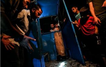 أحد مشاهد التفجير الانتحاري في غزة