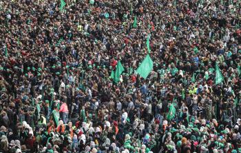 مهرجان انطلاقة حماس الـ31 (الأناضول)