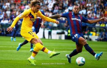 مباراة برشلونة وليفانتي 