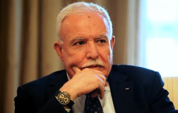 صورة أرشيفية لوزير الخارجية في حكومة رامي الحمد لله رياض المالكي 