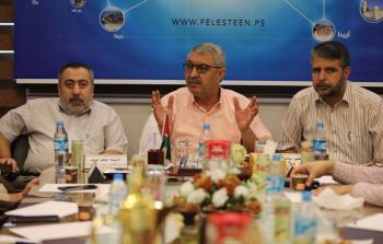 خلال الندوة التي نظمتها صحيفة فلسطين 